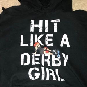 Roller derby hoodie